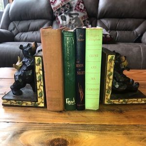 Country Bookends, Rustic Bookends, Cabin Bookends